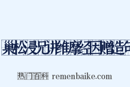 巢松浸兄讲维摩经因赠造句是什么意思的图片